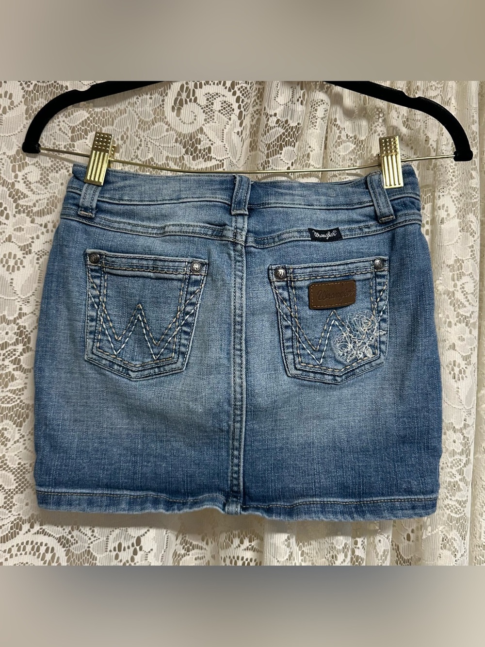 Girls Wrangler Denim Skirt